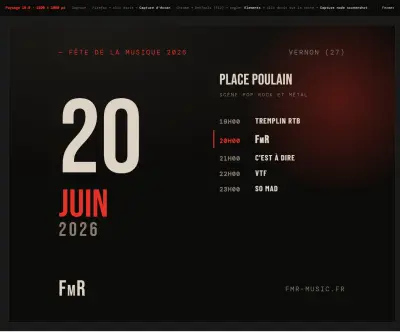 FmR pour la Fête de la Musique 2026 à Vernon (27)