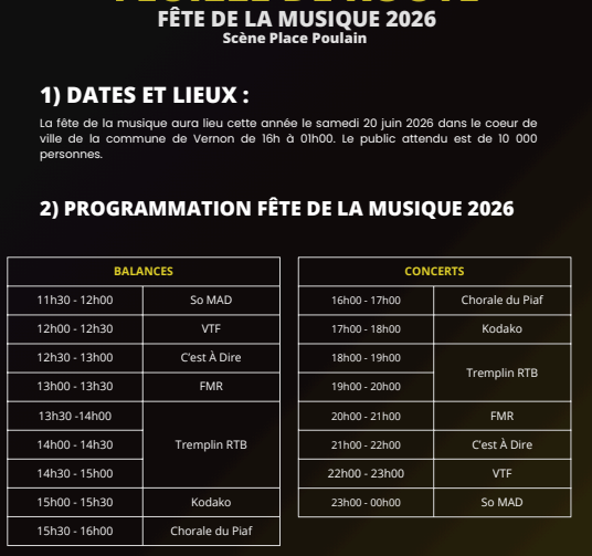 FmR pour la Fête de la Musique 2026 à Vernon (27), photo 3