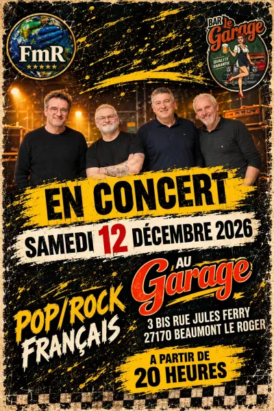 FmR en concert Bar le Garage à Beaumont Le Roger (27)